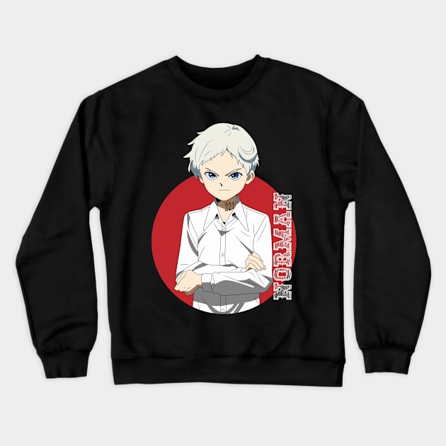 the promised neverland - norman Crewneck Sweatshirt by Hala Art